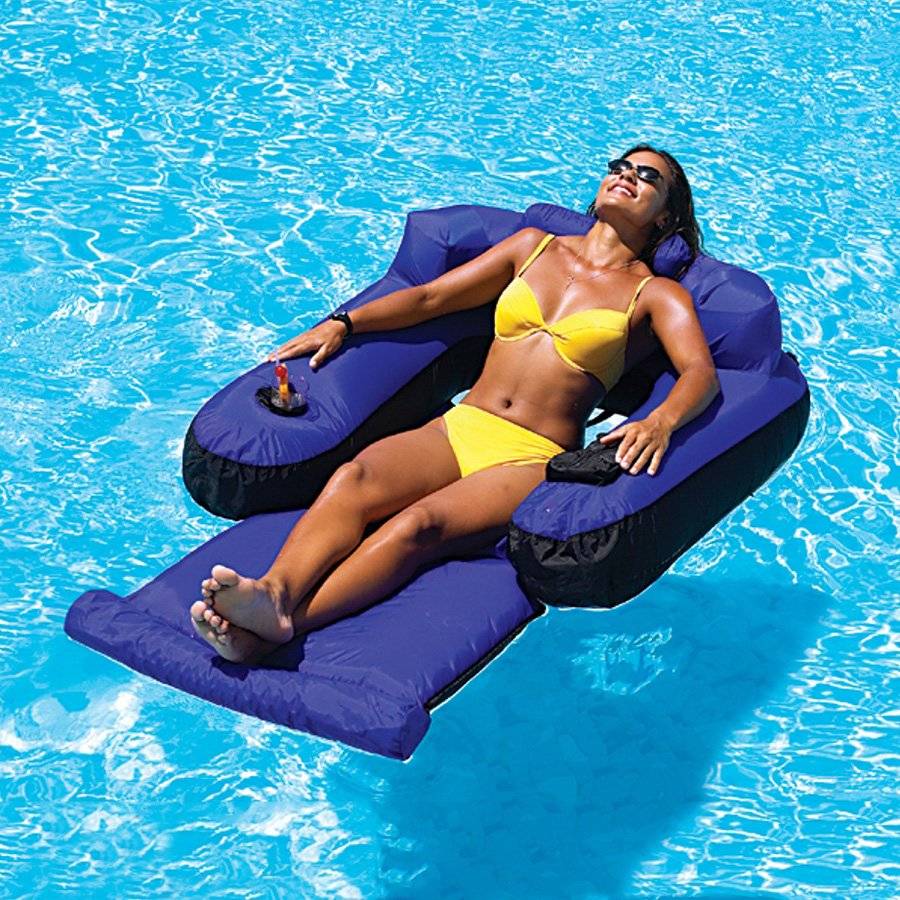 crivit floating water lounger