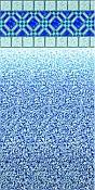 Blue Diamond - Beaded Vinyl Liner 52 Inch