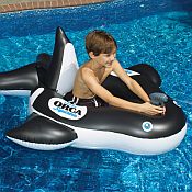 Orca Squirting Pool Float