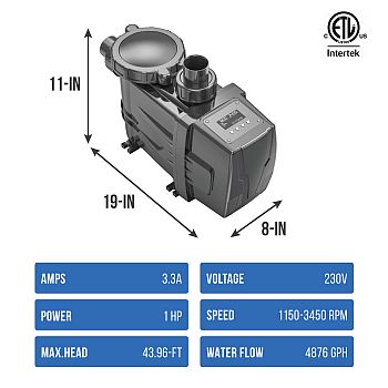 FlowXtreme Pro VS Pool Pump Specs