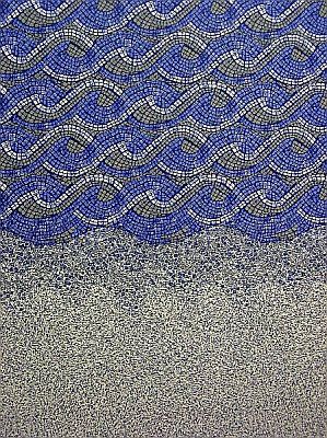 Vinyl Liner - AG 18ftx24ft Oval Pool - Mosaic/Beaded