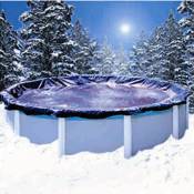 Swimline Winter Cover / Pool Size 30ft Round / 10 yr Blue