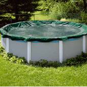 Swimline Winter Cover / Pool Size 16ft x 25ft Oval / 15 yr Green